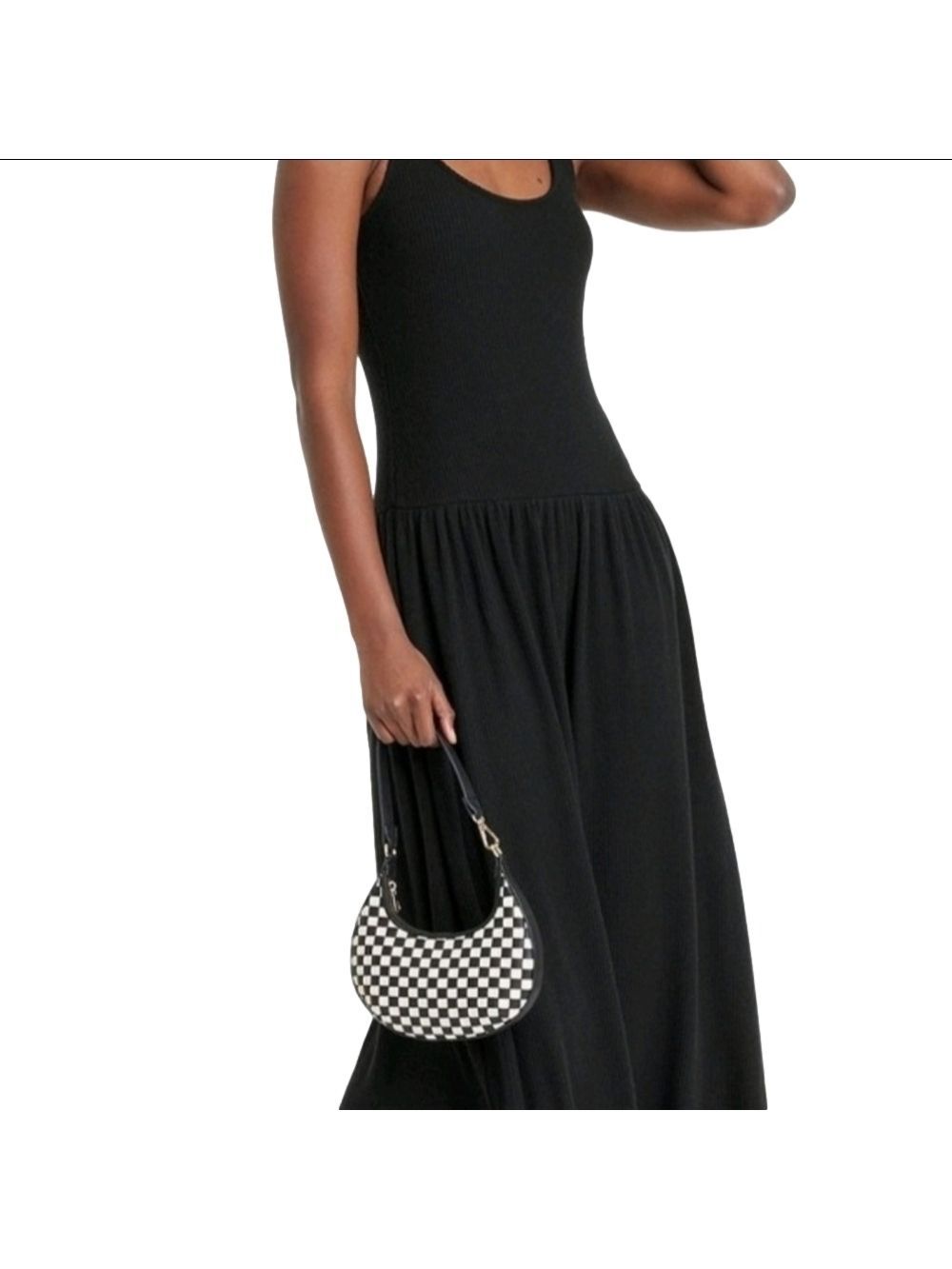 Universal Thread Knit Ribbed Drop Waist Midi sleeveless Dress - Picture 4 of 4